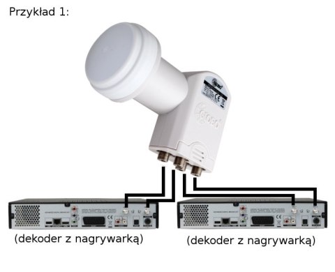 KONWERTER SATELITARNY POCZWÓRNY CANAL+ CYFROWY POLSAT KONWERTER SATELITARNY POCZWÓRNY CANAL+ CYFROWY POLSAT