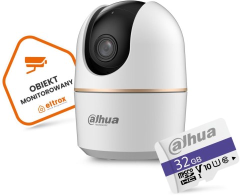 Kamera bezprzewodowa WiFi Dahua Hero H4A+ Naklejka Eltrox + karta pamięci 32GB Kamera bezprzewodowa WiFi Dahua Hero H4A+ Naklejka Eltrox + karta pamięci 32GB