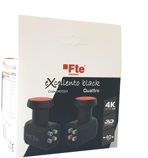 Konwerter Quattro FTE eXcellento HD Black 0,1dB Konwerter Quattro FTE eXcellento HD Black 0,1dB