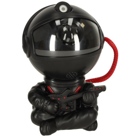 Lampka nocna dla dzieci projektor gwiazd astronauta z gitarą na pilot czarna Lampka nocna dla dzieci projektor gwiazd astronauta z gitarą na pilot czarna