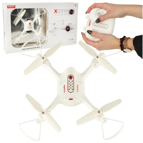 Dron RC Syma X23W kamera FPV WiFi 2.4GHz 4CH biały Dron RC Syma X23W kamera FPV WiFi 2.4GHz 4CH biały