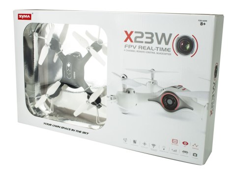 Dron RC Syma X23W kamera FPV WiFi 2.4GHz 4CH czarny Dron RC Syma X23W kamera FPV WiFi 2.4GHz 4CH czarny