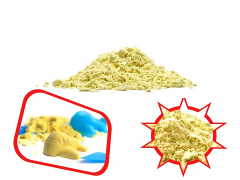 Piasek Kinetyczny w pudełku 2kg foremki niebieski Piasek Kinetyczny w pudełku 2kg foremki niebieski