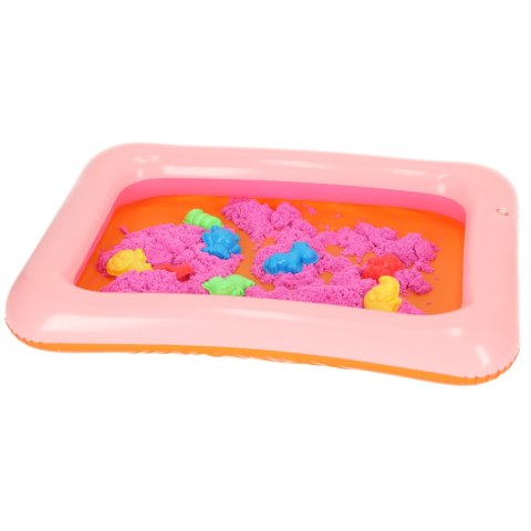Piasek Kinetyczny w wiaderku 1kg foremki beżowy Piasek Kinetyczny w wiaderku 1kg foremki beżowy