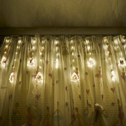 Kurtyna LED na okno choinka 3 m 125 LED Kurtyna LED na okno choinka 3 m 125 LED