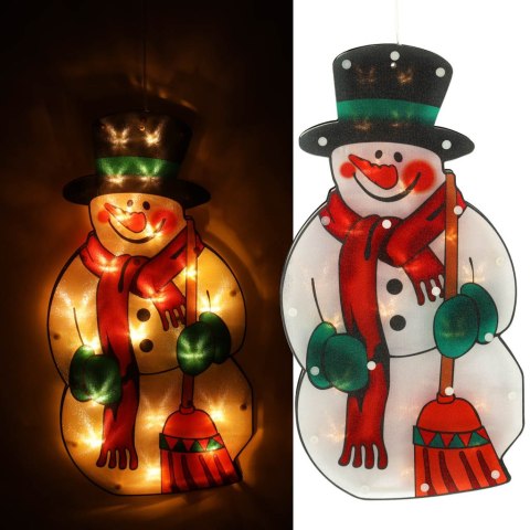 Lampki LED wisząca dekoracja świąteczna bałwan 45cm Lampki LED wisząca dekoracja świąteczna bałwan 45cm