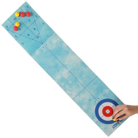 Curling gra planszowa zręcznościowa LUCRUM GAMES 4+ Curling gra planszowa zręcznościowa LUCRUM GAMES 4+