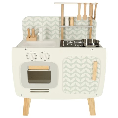 Kuchnia dla dzieci drewniana MDF LULILO retro akcesoria 72,7cm Kuchnia dla dzieci drewniana MDF LULILO retro akcesoria 72,7cm