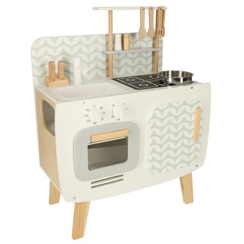 Kuchnia dla dzieci drewniana MDF LULILO retro akcesoria 72,7cm Kuchnia dla dzieci drewniana MDF LULILO retro akcesoria 72,7cm