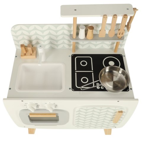 Kuchnia dla dzieci drewniana MDF LULILO retro akcesoria 72,7cm Kuchnia dla dzieci drewniana MDF LULILO retro akcesoria 72,7cm