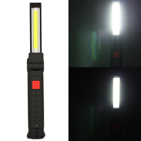 Lampa warsztatowa latarka USB 5 trybów magnes hak akumulator 1200 mAh 200 lm KAFUWELL Lampa warsztatowa latarka USB 5 trybów magnes hak akumulator 1200 mAh 200 lm KAFUWELL