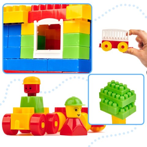 DIPLO Klocki 3D dla dzieci konstrukcyjne plastikowe 219el. DIPLO Klocki 3D dla dzieci konstrukcyjne plastikowe 219el.