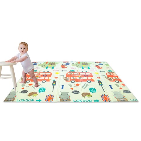 Mata edukacyjna piankowa dwustronna składana Londyn 200 x 180 cm Mata edukacyjna piankowa dwustronna składana Londyn 200 x 180 cm