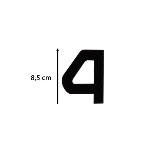Zegar ścienny naklejany duży 80-120cm czarny 12 cyfr Zegar ścienny naklejany duży 80-120cm czarny 12 cyfr