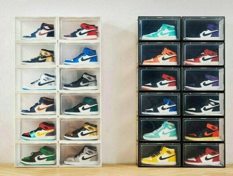 3x BOX NA BUTY ORGANIZER PUDEŁKO NIEBIESKIE do rozm. 47 3x BOX NA BUTY ORGANIZER PUDEŁKO NIEBIESKIE do rozm. 47