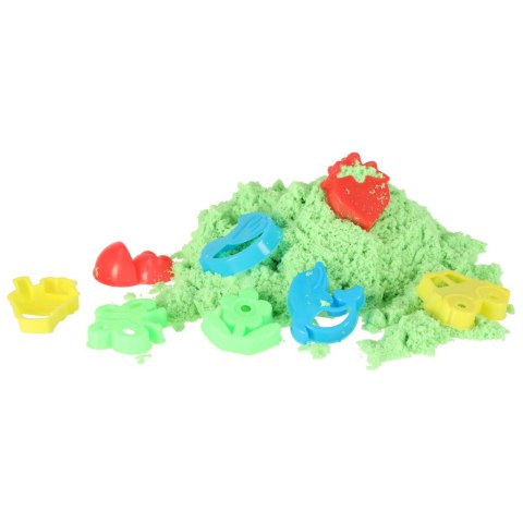 Piasek Kinetyczny w wiaderku 350g + 8 foremek Piasek Kinetyczny w wiaderku 350g + 8 foremek