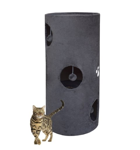 Drapak/Tuba/ Wieża/ Legowisko dla Kota 78cm Siwy Drapak/Tuba/ Wieża/ Legowisko dla Kota 78cm Siwy