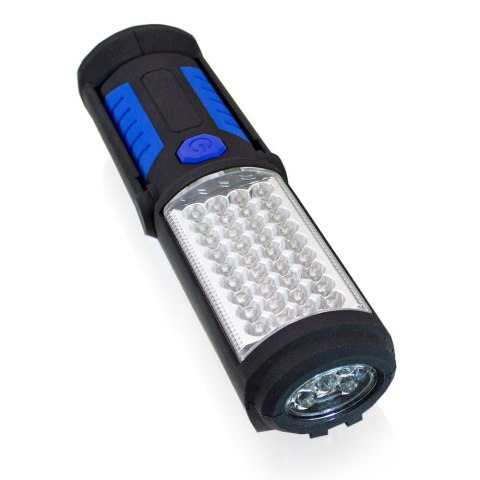 Lampa, latarka ledowa LED warsztatowa, wędkarska z magnesem z haczykiem Lampa, latarka ledowa LED warsztatowa, wędkarska z magnesem z haczykiem