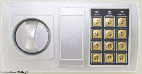SEJF MEBLOWY ELEKTRONICZNY JASNY SZARY SEJF MEBLOWY ELEKTRONICZNY JASNY SZARY