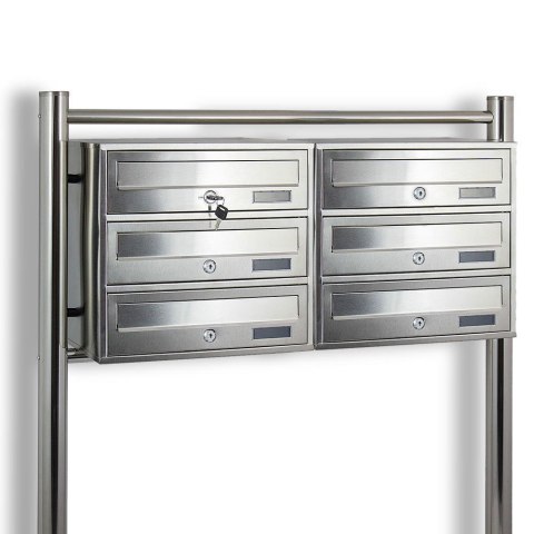 SKRZYNKA POCZTOWA LOKATORSKA 2x3 METALLIC STAL NIERDZEWNA SKRZYNKA POCZTOWA LOKATORSKA 2x3 METALLIC STAL NIERDZEWNA