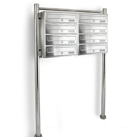 SKRZYNKA POCZTOWA LOKATORSKA 2x4 METALLIC STAL NIERDZEWNA SKRZYNKA POCZTOWA LOKATORSKA 2x4 METALLIC STAL NIERDZEWNA