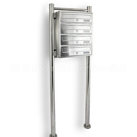 SKRZYNKA POCZTOWA LOKATORSKA 4 METALLIC STAL NIERDZEWNA SKRZYNKA POCZTOWA LOKATORSKA 4 METALLIC STAL NIERDZEWNA