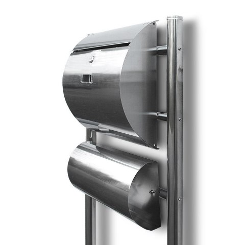 SKRZYNKA POCZTOWA NA LISTY ZE STOJAKAMI STAL INOX SKRZYNKA POCZTOWA NA LISTY ZE STOJAKAMI STAL INOX