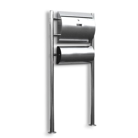 SKRZYNKA POCZTOWA NA LISTY ZE STOJAKAMI STAL INOX SKRZYNKA POCZTOWA NA LISTY ZE STOJAKAMI STAL INOX