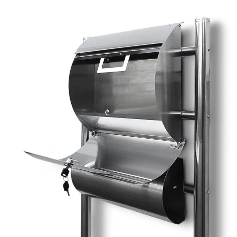 SKRZYNKA POCZTOWA NA LISTY ZE STOJAKAMI STAL INOX SKRZYNKA POCZTOWA NA LISTY ZE STOJAKAMI STAL INOX