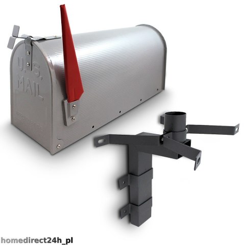 Skrzynka na listy amerykańska USA MAIL z uchwytem (srebrny) Skrzynka na listy amerykańska USA MAIL z uchwytem (srebrny)