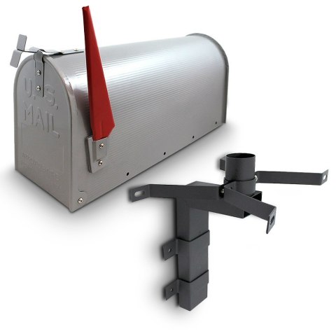 Skrzynka na listy amerykańska USA MAIL z uchwytem (srebrny) Skrzynka na listy amerykańska USA MAIL z uchwytem (srebrny)