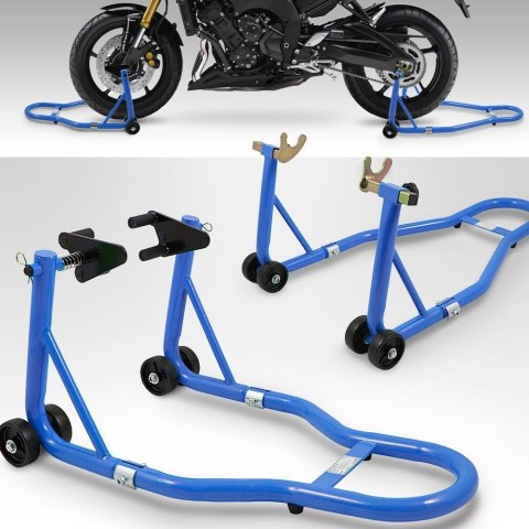 # STOJAK STOJAKI PODNOŚNIKI UCHWYTY DO MOTOCYKLA ZESTAW PRZÓD TYŁ 250kg # STOJAK STOJAKI PODNOŚNIKI UCHWYTY DO MOTOCYKLA ZESTAW PRZÓD TYŁ 250kg