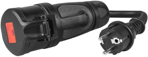 PRZEJŚCIOWKA ADAPTER SIŁOWY Green Cell CZERWONY CEE 16A 400V 5P DO SCHUKO 230V EVAK01 PRZEJŚCIOWKA ADAPTER SIŁOWY Green Cell CZERWONY CEE 16A 400V 5P DO SCHUKO 230V EVAK01