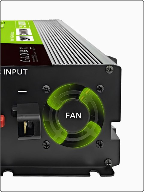 PRZETWORNICA NAPIĘCIA Green Cell PowerInverter LCD 24V / 230V 3000/6000W CZYSTA SINUSOIDA PRZETWORNICA NAPIĘCIA Green Cell PowerInverter LCD 24V / 230V 3000/6000W CZYSTA SINUSOIDA