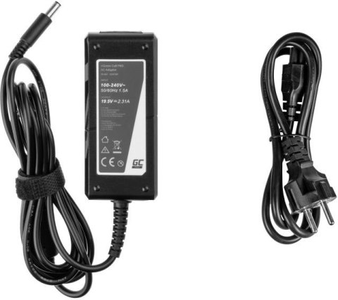 ZASILACZ ŁADOWARKA DO LAPTOPA DELL Green Cell PRO AD57AP 19,5V 2,31A 45W 4,5mm/3,0mm ZASILACZ ŁADOWARKA DO LAPTOPA DELL Green Cell PRO AD57AP 19,5V 2,31A 45W 4,5mm/3,0mm