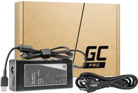 ZASILACZ ŁADOWARKA DO LAPTOPA LENOVO Green Cell PRO AD68P 20V 6,75A 135W Slim Tip ZASILACZ ŁADOWARKA DO LAPTOPA LENOVO Green Cell PRO AD68P 20V 6,75A 135W Slim Tip