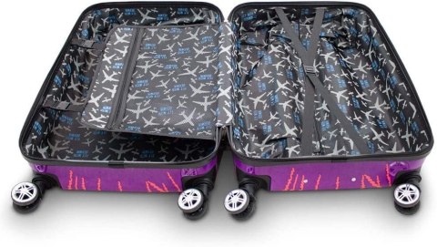 ZESTAW KOMPLET NOWOCZESNYCH WALIZEK 3D PODRÓŻNYCH M L XL WALIZKI FLAMINGO ZESTAW KOMPLET NOWOCZESNYCH WALIZEK 3D PODRÓŻNYCH M L XL WALIZKI FLAMINGO