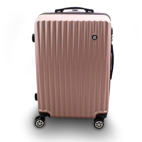 Zestaw 3 walizek podróżnych BARUT rosegold Zestaw 3 walizek podróżnych BARUT rosegold