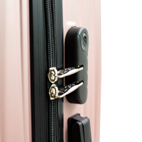 Zestaw 3 walizek podróżnych BARUT rosegold Zestaw 3 walizek podróżnych BARUT rosegold