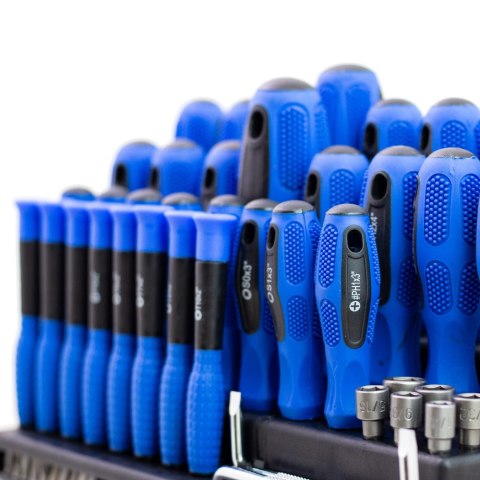 Zestaw wkrętaków bitów Torx płaskie krzyżowe 100el Zestaw wkrętaków bitów Torx płaskie krzyżowe 100el
