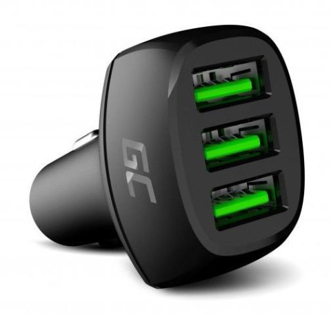 ŁADOWARKA SAMOCHODOWA Green Cell POWERRIDE 54W 3xUSB 18W ULTRA CHARGE CADGC01 ŁADOWARKA SAMOCHODOWA Green Cell POWERRIDE 54W 3xUSB 18W ULTRA CHARGE CADGC01
