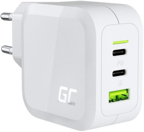 ŁADOWARKA SIECIOWA Green Cell POWERGAN 65W 2xUSB-C 1xUSB-A CHARGC08W ŁADOWARKA SIECIOWA Green Cell POWERGAN 65W 2xUSB-C 1xUSB-A CHARGC08W