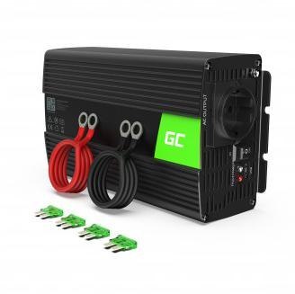 PRZETWORNICA NAPIĘCIA INWERTER Green Cell 24V / 230V 1000W/2000W CZYSTA SINUSOIDA INV18 PRZETWORNICA NAPIĘCIA INWERTER Green Cell 24V / 230V 1000W/2000W CZYSTA SINUSOIDA INV18