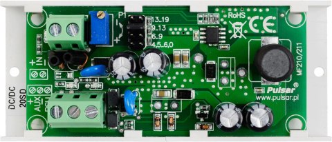 PRZETWORNICA OBNIŻAJĄCA NAPIĘCIE Pulsar DC/DC20SD PRZETWORNICA OBNIŻAJĄCA NAPIĘCIE Pulsar DC/DC20SD