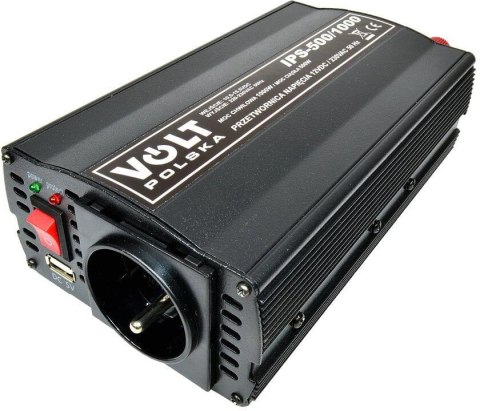 PRZETWORNICA VOLT POLSKA IPS-500/1000 12V/230V 500/1000 W PRZETWORNICA VOLT POLSKA IPS-500/1000 12V/230V 500/1000 W