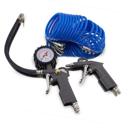 Skaler młotek igłowy + wąż 5m pistolet z manometrem Skaler młotek igłowy + wąż 5m pistolet z manometrem
