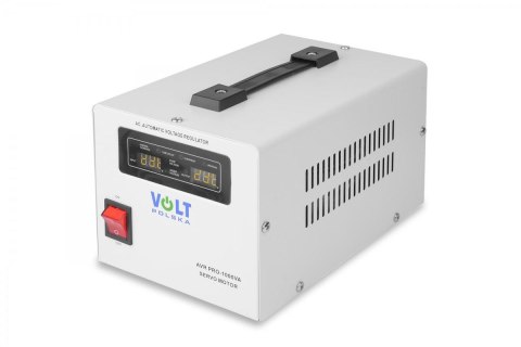 Stabilizator napięcia Volt Polska AVR Pro 1000VA 3% Servo Stabilizator napięcia Volt Polska AVR Pro 1000VA 3% Servo