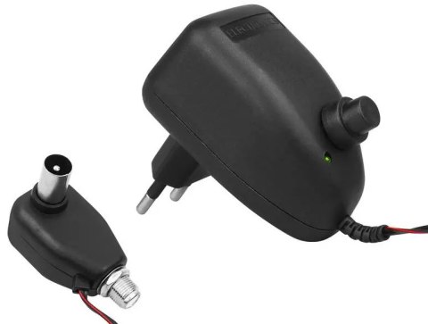 Zasilacz antenowy regulowany z gniazdem F DC 2-12V/100mA Zasilacz antenowy regulowany z gniazdem F DC 2-12V/100mA