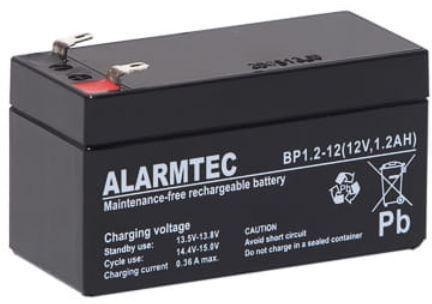 Akumulator AGM ALARMTEC serii BP 12V 1,2Ah Akumulator AGM ALARMTEC serii BP 12V 1,2Ah