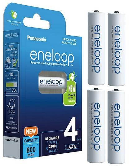 Akumulatorki R03 / AAA Panasonic Eneloop 800mAh BK-4MCDE/4BE (blister 4 szt.) Akumulatorki R03 / AAA Panasonic Eneloop 800mAh BK-4MCDE/4BE (blister 4 szt.)